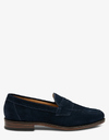 Imperial penny loafers in navy suède - Professional Collection