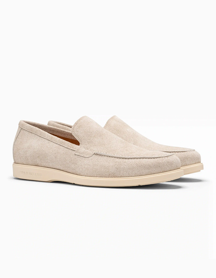 Loafer Urbino Velours Jeans Beige