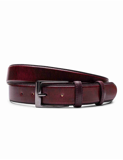 Belt Fasano Leather Saf Bordeaux Leren Riem