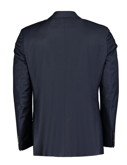 Croisé slim fit kostuumvest in scheerwol met stretch - 05038 a401