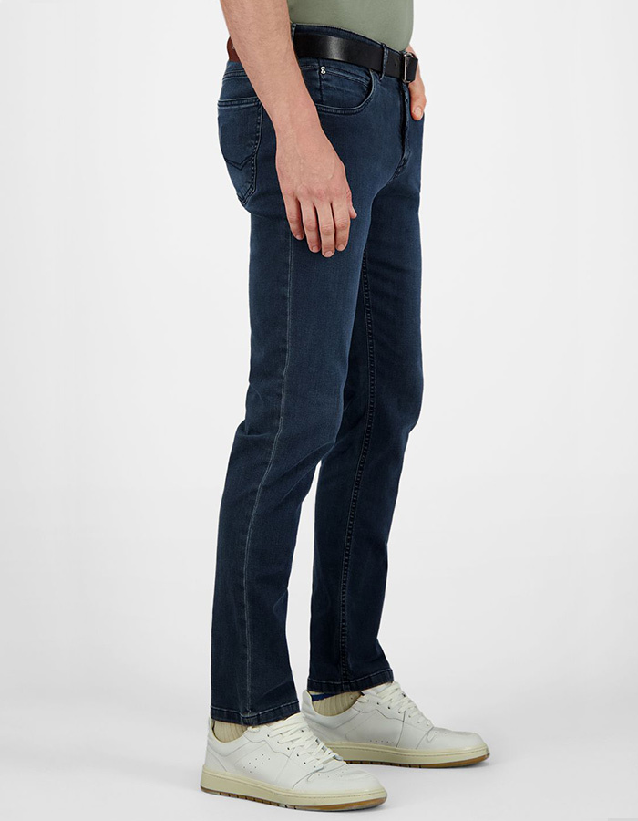 Bradley stretchjeans met LYCRA® dark stone