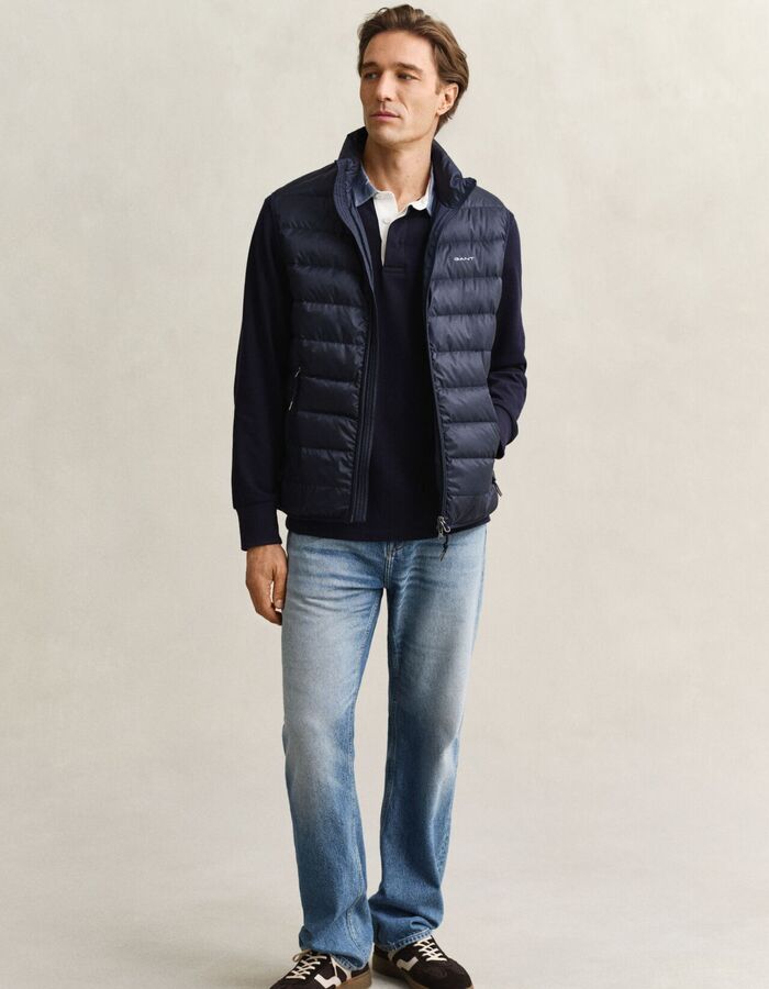 Lichte donsbodywarmer