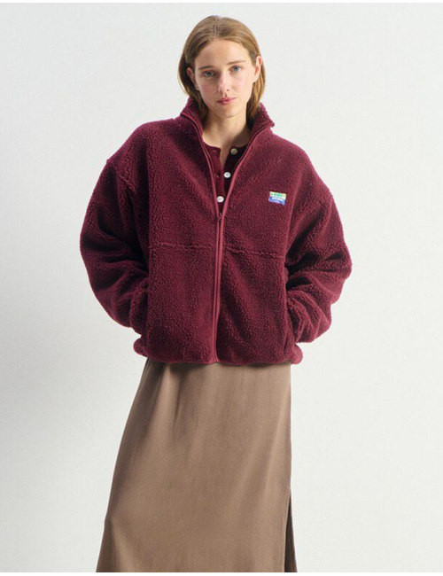 American Vintage gilet bordeaux