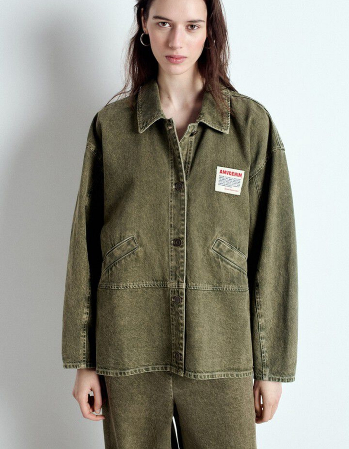 American Vintage jeansjas kaki