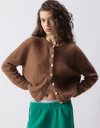 Kort vest Vitow met ronde hals