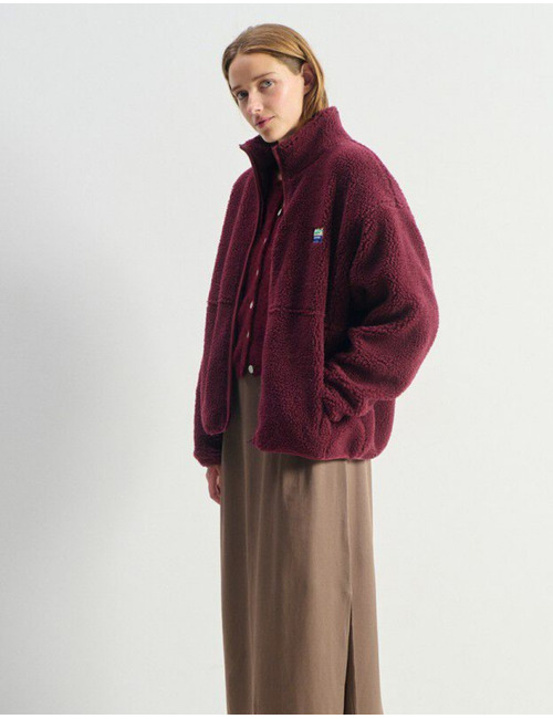 American Vintage gilet bordeaux