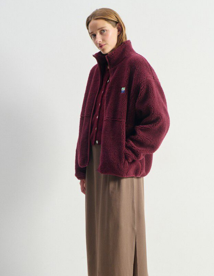 American Vintage gilet bordeaux