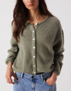 Kort vest Vitow met ronde hals