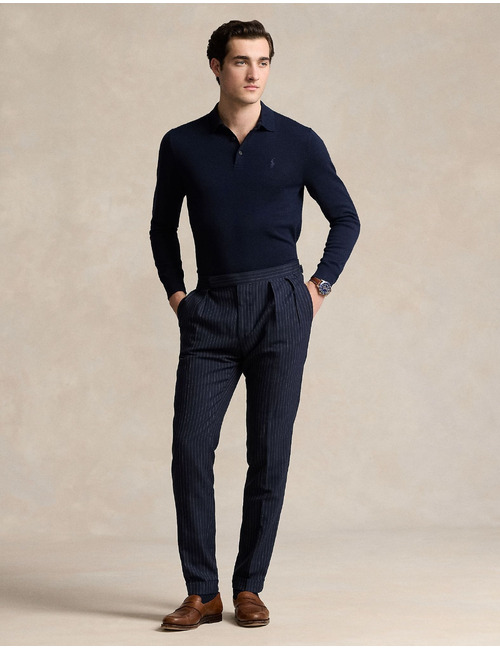 Wollen polotrui regular fit