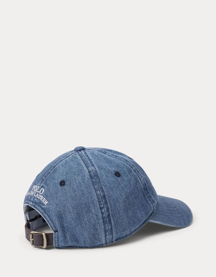 Indigo denim baseballpet