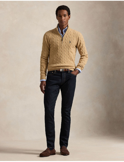 Pull camionneur à maille torsadée coupe regular fit