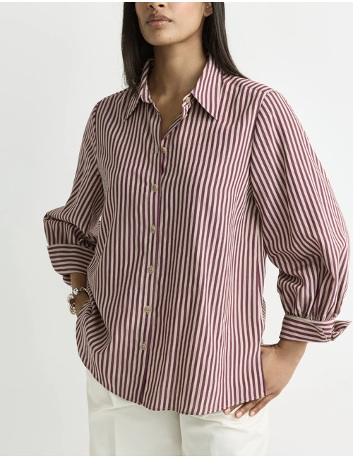 Heloisa - gestreepte blouse met wijde mouwen