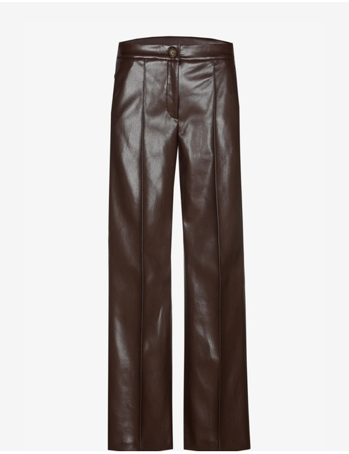 Pietrovic - Rechte broek in faux leather