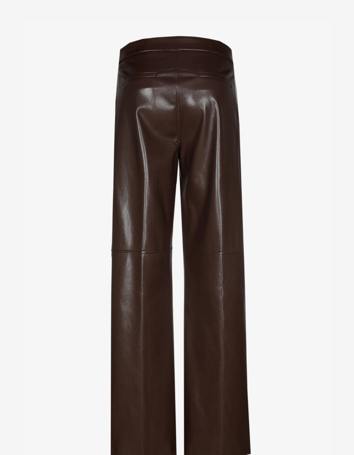 Pietrovic - Rechte broek in faux leather