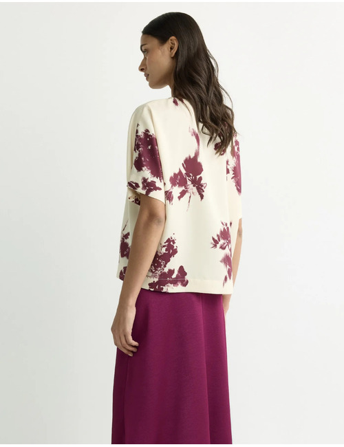 Hettie - satijnen blouse met fronsdetail