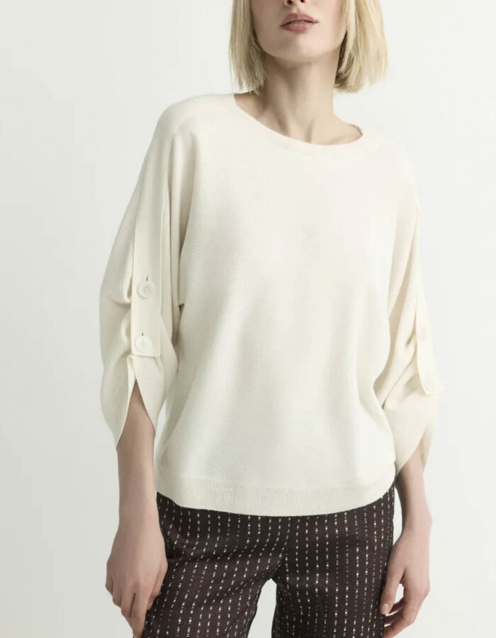 Agustina - Pull oversize en 100% laine mérinos