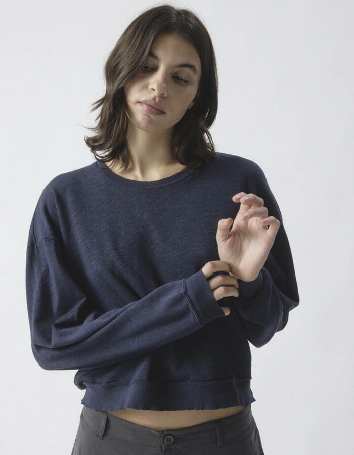  longsleeve T-shirt in vintage katoen
