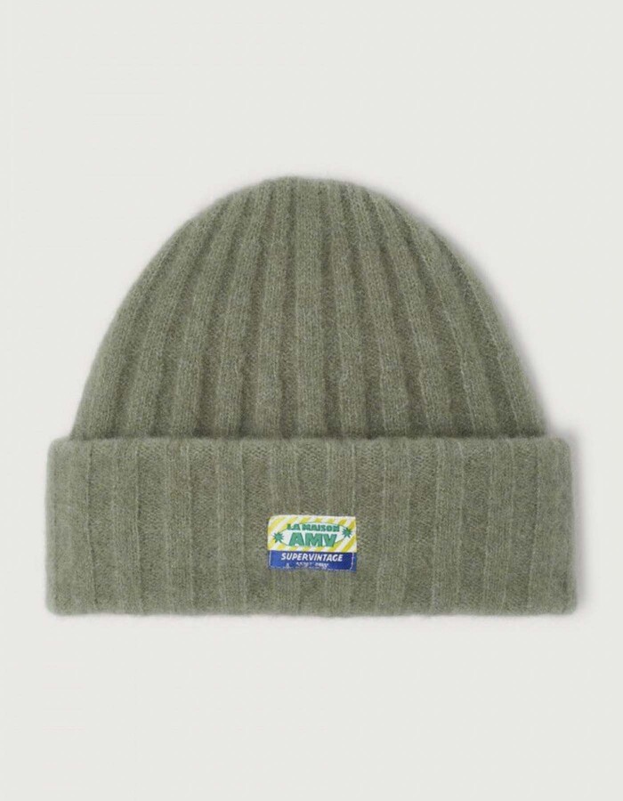 Vitow muts in alpaca wolmix met fluffy textuur