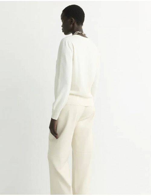 Agizo - Pull en laine mérinos avec détails boutonnés