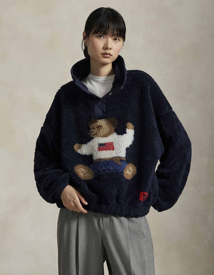 Pull en polaire high pile Polo Bear