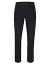 Pantalon stretch à carreaux noir