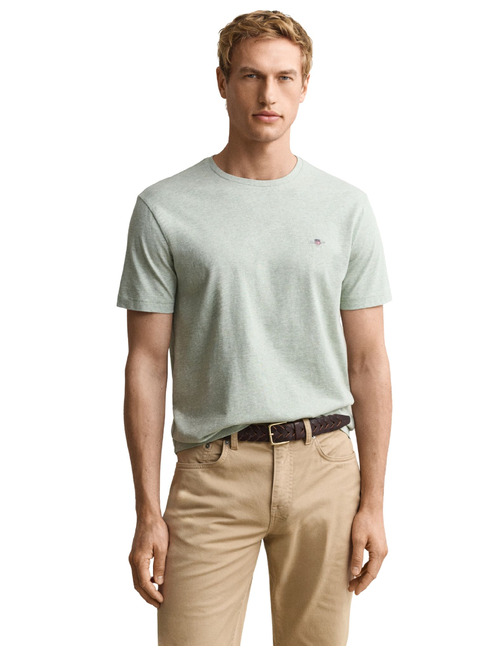 Shield T shirt in groen