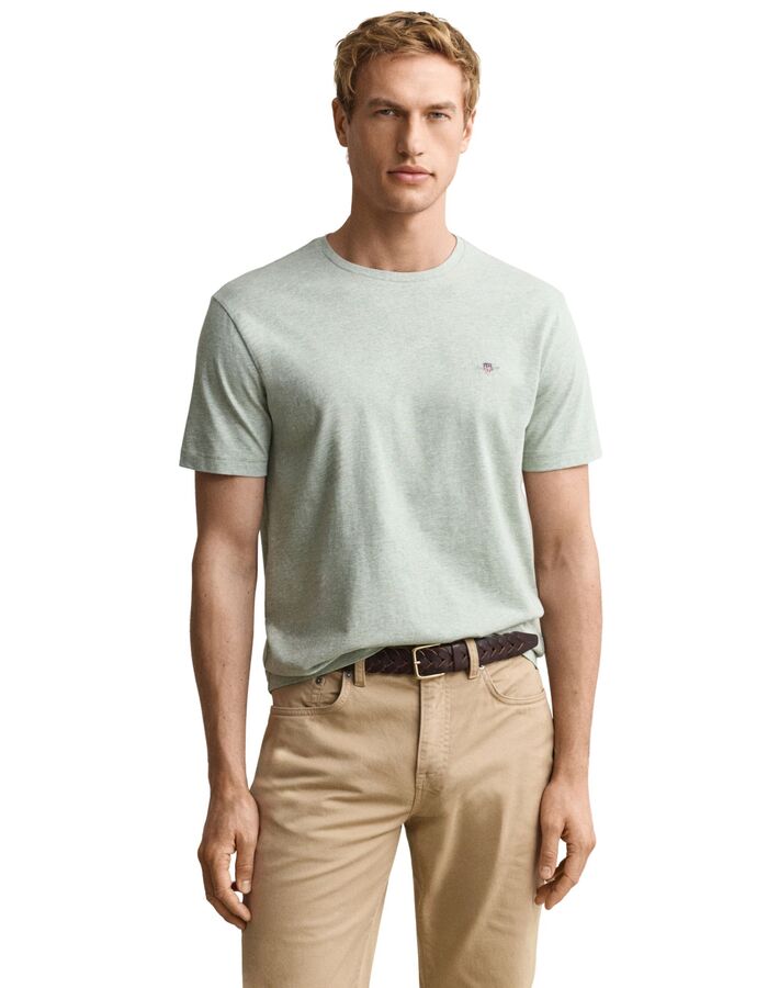 Shield T shirt in groen