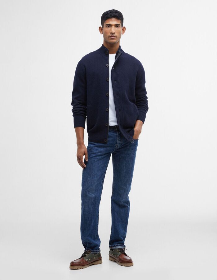 Bretton cardigan met opstaande kraag