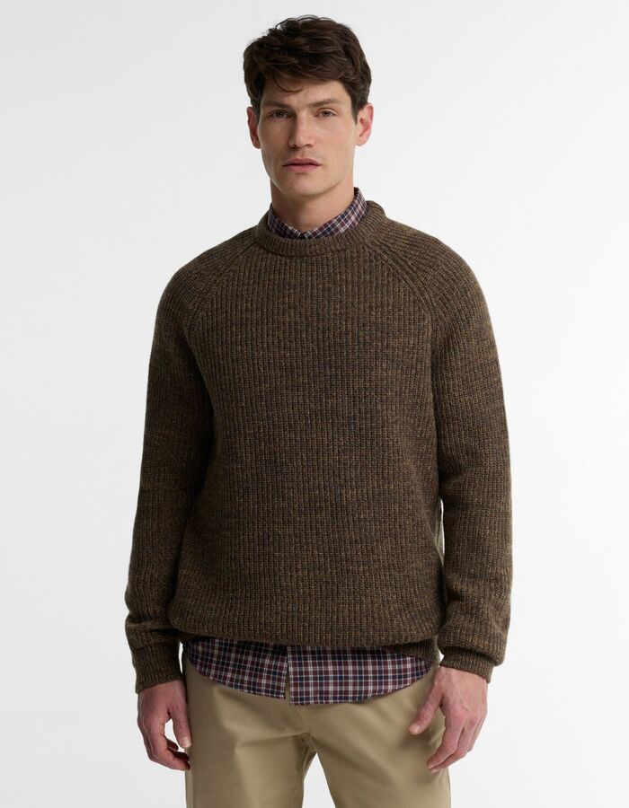 Barbour geribde trui met tijdloze structuur