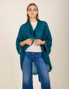 Annelies - gebreide gilet in groen