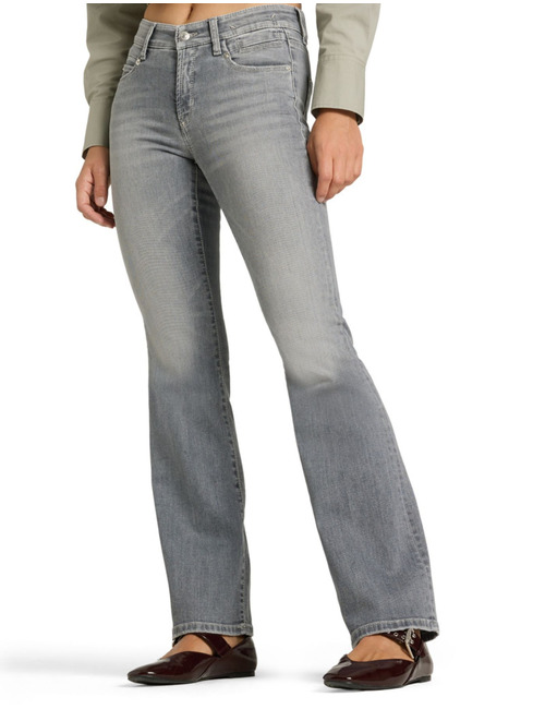 Paris - Pantalon gris évasé à l'allure élégante