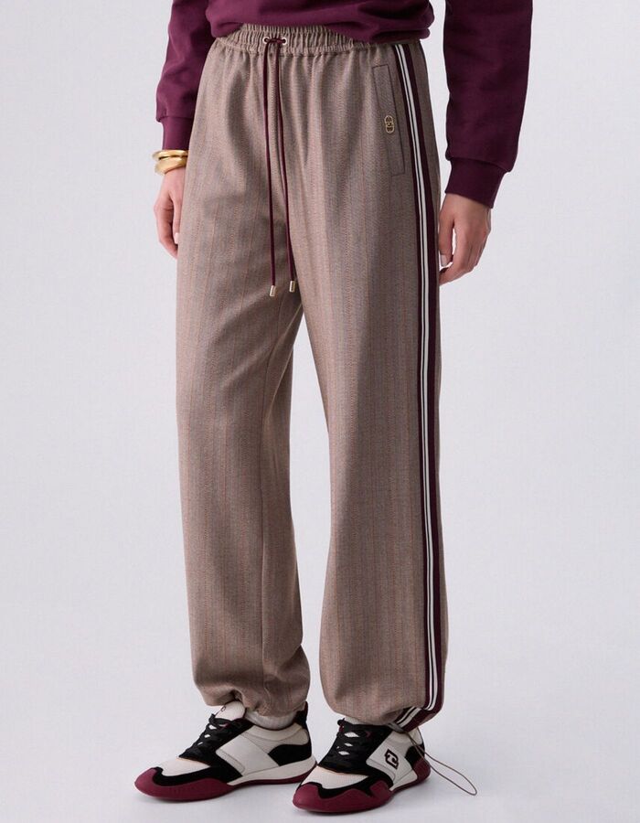 Pantalon de jogging regular fit avec détail logo