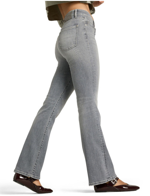 Paris - Pantalon gris évasé à l'allure élégante