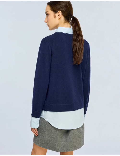 Gilet en maille fine à col V