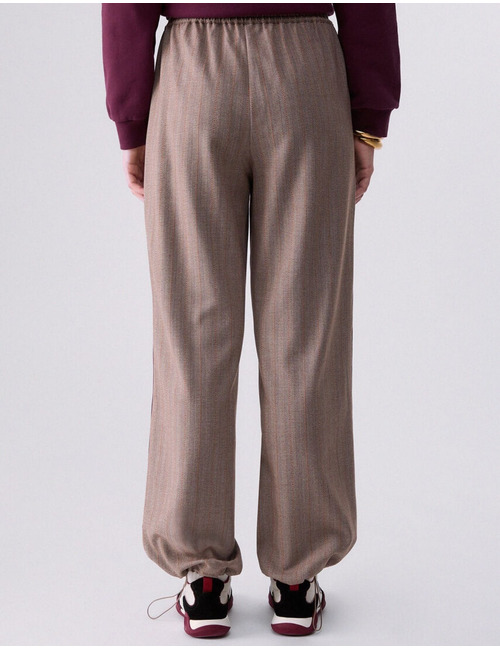 Regular fit joggingbroek met logodetail