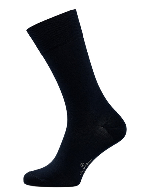 Chaussettes Classico en coton pour homme bleu marine foncé