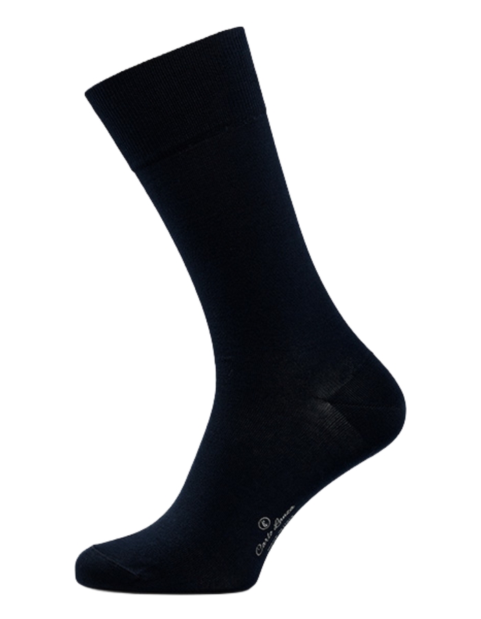 Chaussettes Classico en coton pour homme bleu marine foncé