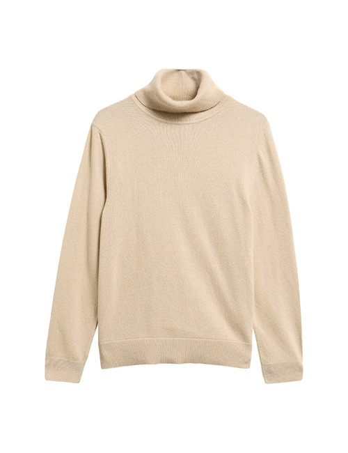Fijne coltrui in een tijdloze beige tint