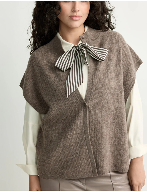 Aruna - Gilet en laine mérinos pour un look élégant et intemporel