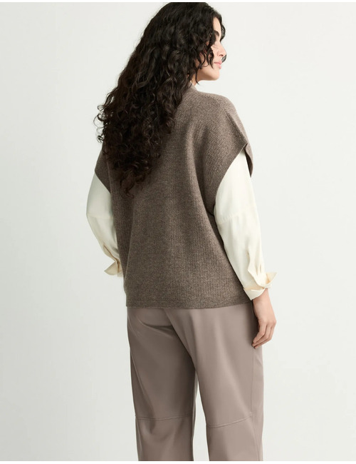 Aruna - Gilet en laine mérinos pour un look élégant et intemporel