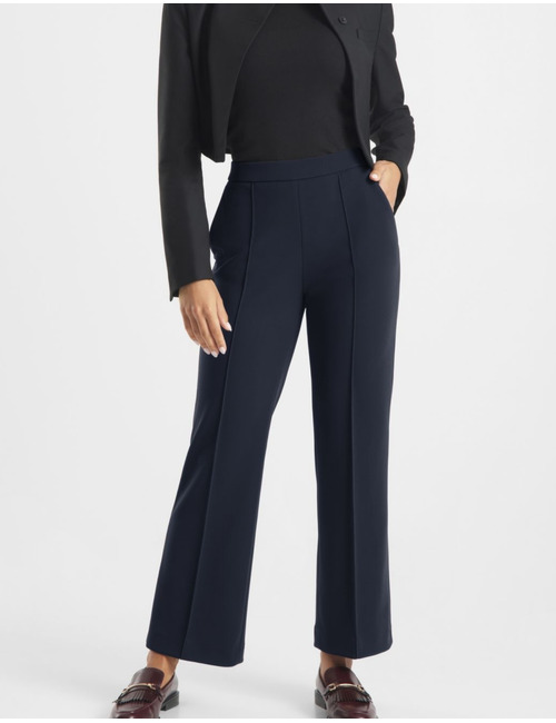 Renée - elegante jersey broek met rechte pijpen