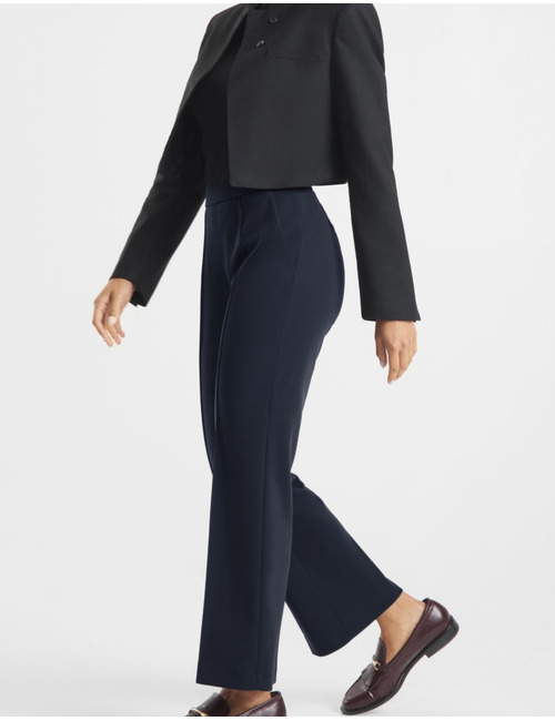 Renée - elegante jersey broek met rechte pijpen