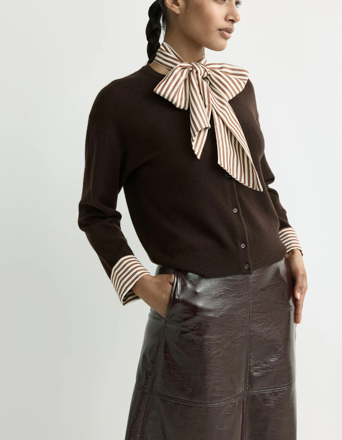 Xandres gilet bruin
