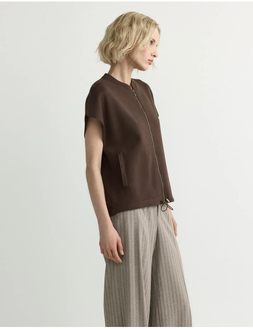 Aglaé - Gilet à effet bomber pour un look moderne en superposition