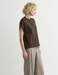 Aglaé - Gilet à effet bomber pour un look moderne en superposition