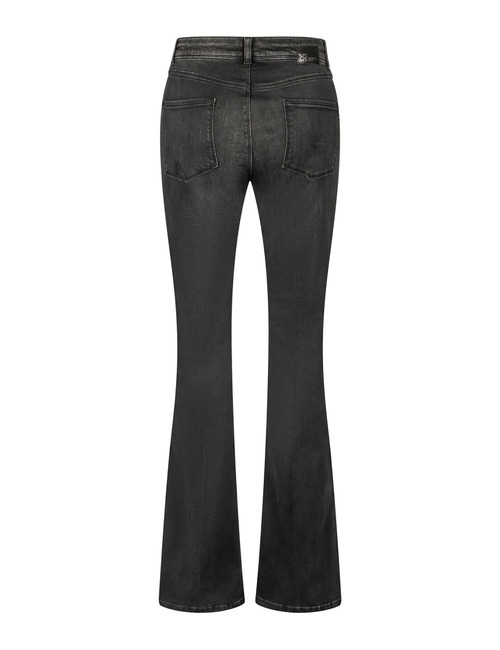 Vic - Flared jean bootcut gris en denim stretch