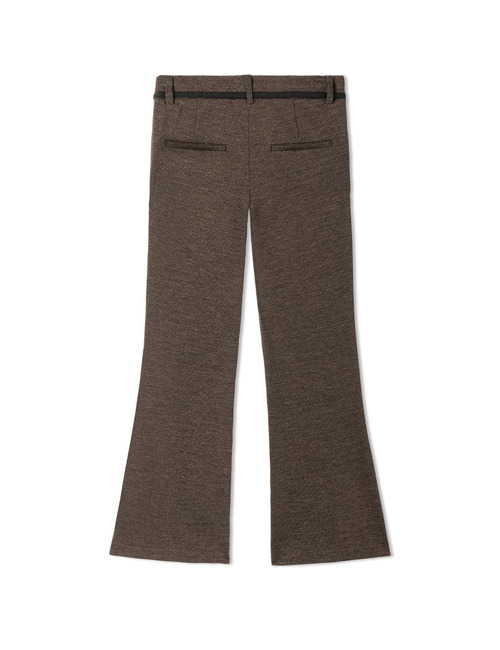 Francoise - cropped flared broek met comfortabele stretch