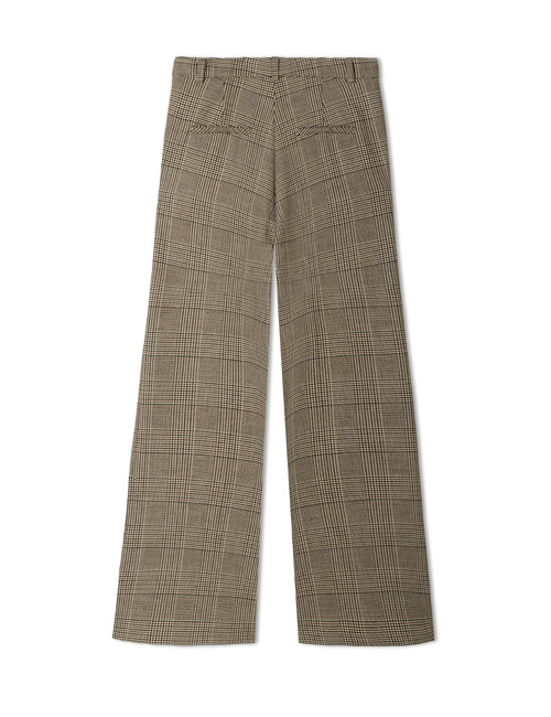 Alexis - geruite broek met wijde pijpen