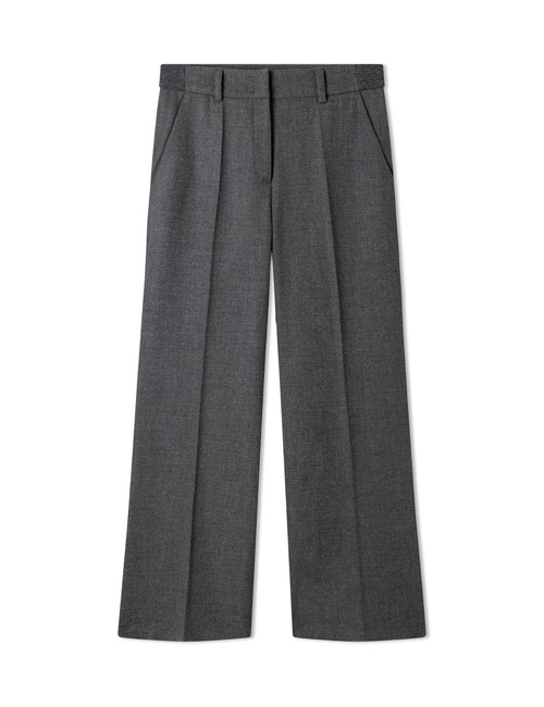 Amelie - wijde pantalon in grijs