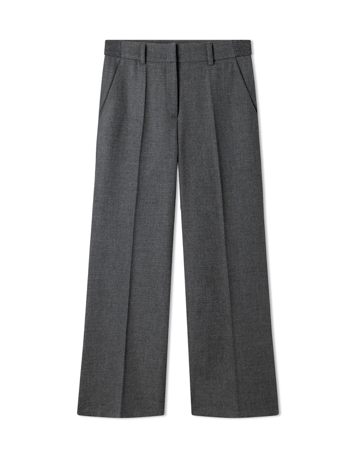 Amelie - wijde pantalon in grijs